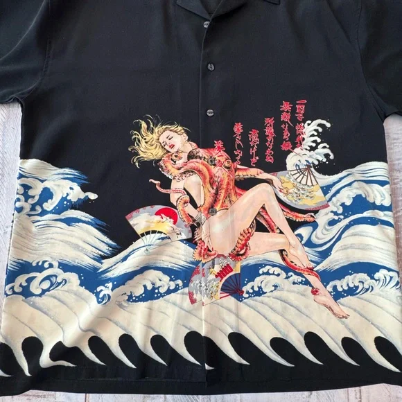 Men’s 7 Diamonds Hawaiian Button-Down - Picture 2 of 8